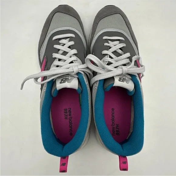 New Balance 997H Castlerock Gray Blue Pink Running Sneakers Mens Size 11.5 D