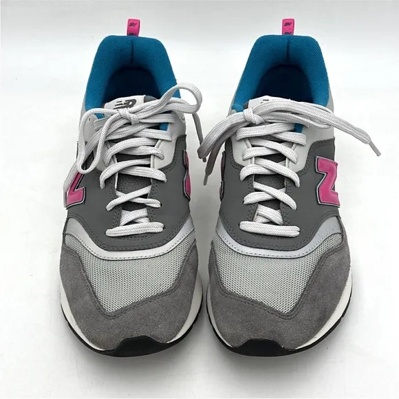 New Balance 997H Castlerock Gray Blue Pink Running Sneakers Mens Size 11.5 D