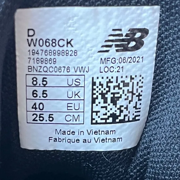 New Balance Dynasoft 068 V1 Running Shoe Women Size 8.5