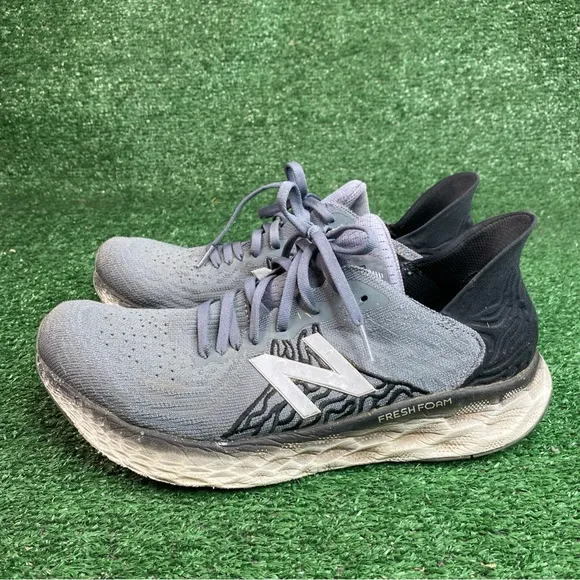 New Balance Fresh Foam 1080 v10 Gray Athletic Running Shoes Men's Size 11