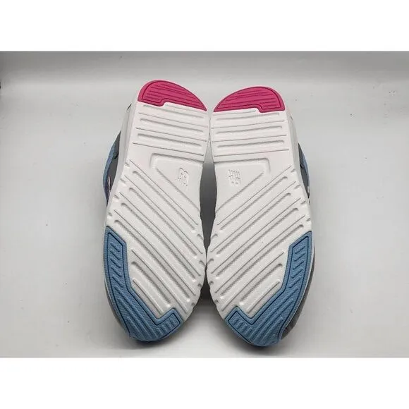 New Balance Kids 009 Gray Pink Blue Shoes Size 7
