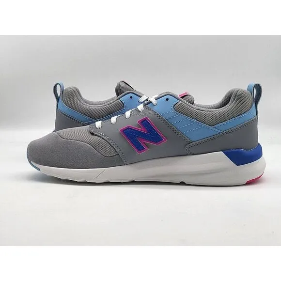 New Balance Kids 009 Gray Pink Blue Shoes Size 7