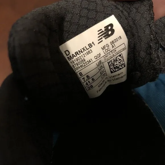 New Balance Men's Arishi NXT V1 Black Running Shoes/Sneakers, Sz 8 D, MARNXLB1
