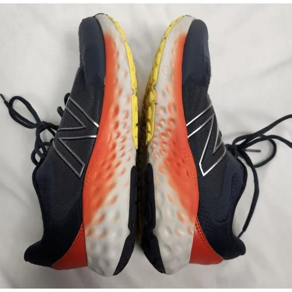 New Balance Men's Sz. 9 Fresh Foam EVOZ  Navy/Orange MEVOZLR Running Shoes