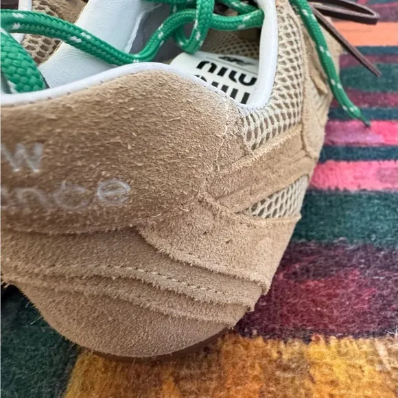 New Balance   MIU MIU collab. New Balance X Miu Miu 530 SL suede sneakers