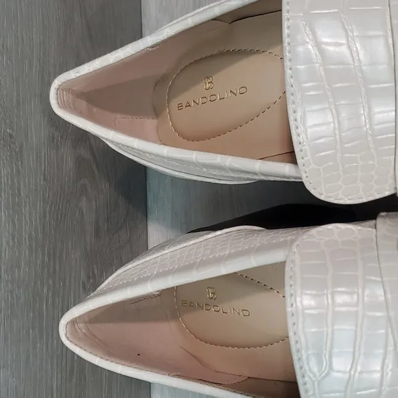 NEW Bandolino Womens Misha3 Croc Heels Shoes sz 10M