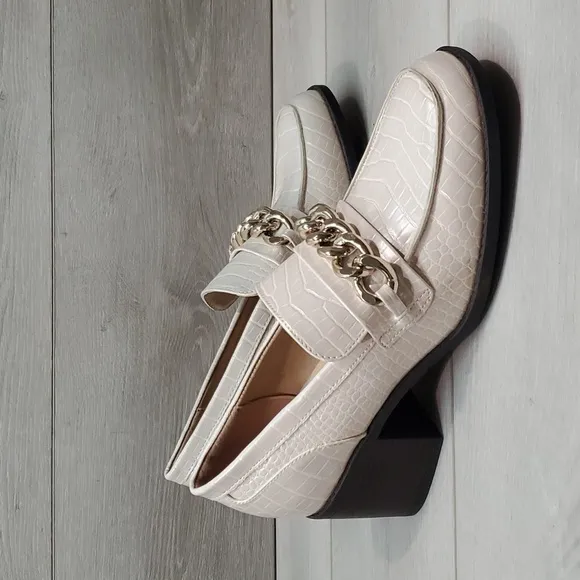 NEW Bandolino Womens Misha3 Croc Heels Shoes sz 10M
