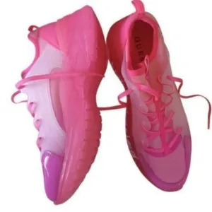 New Barbie pink Guess sneakers bubblegum sz0