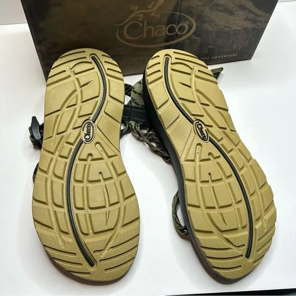New Chaco Green and Black Sandals 10 ZX1 Classic