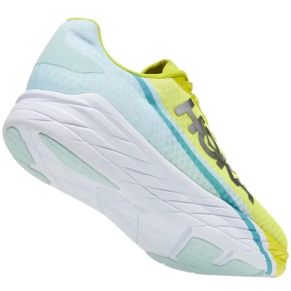 NEW HOKA Rocket X Unisex Shoes, Blue Glass Evening Primrose