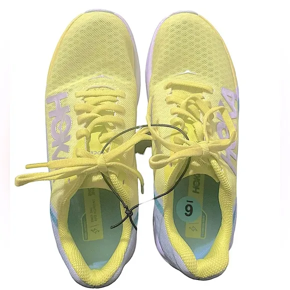 NEW HOKA Rocket X Unisex Shoes, Blue Glass Evening Primrose