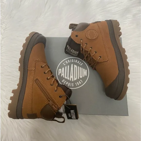 NEW in Box-PALLADIUM Mahogany Pampa Scout Boots 12