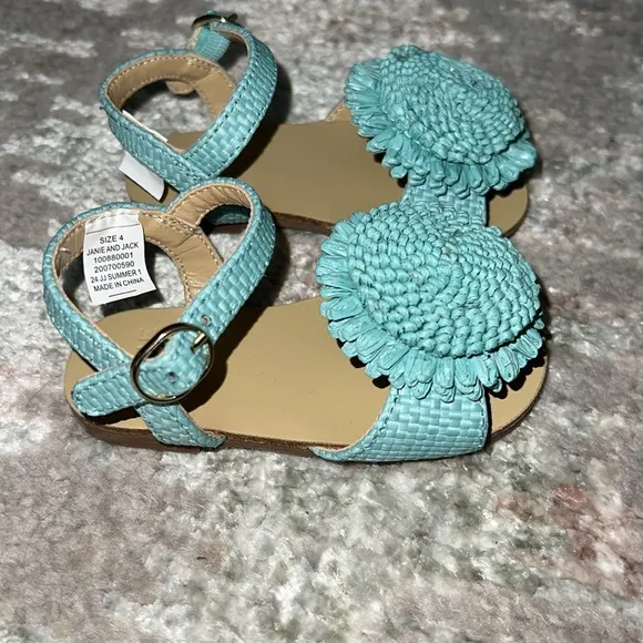 NEW JANIE &amp; JACK SANDALS 4C