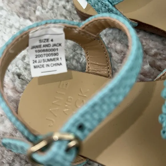 NEW JANIE &amp; JACK SANDALS 4C
