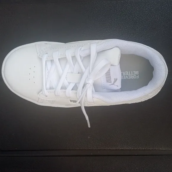 New Kids puma jade sneakers white white silver 115 us unisex little kid sneakers