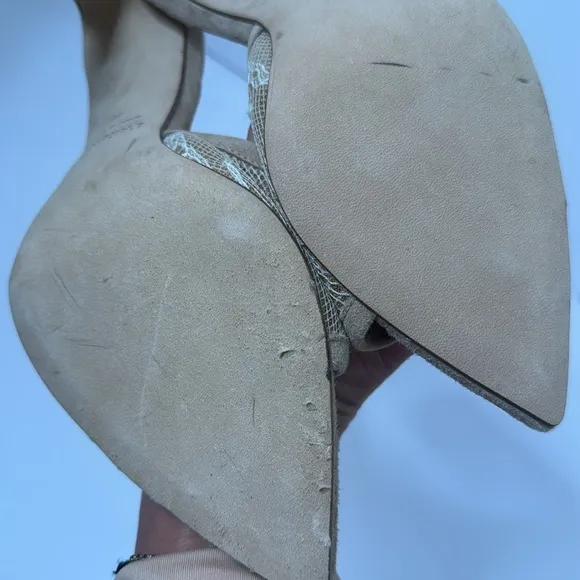 New L’AGENCE Corinne Pointed Toe Mule Heels (Size 38)
