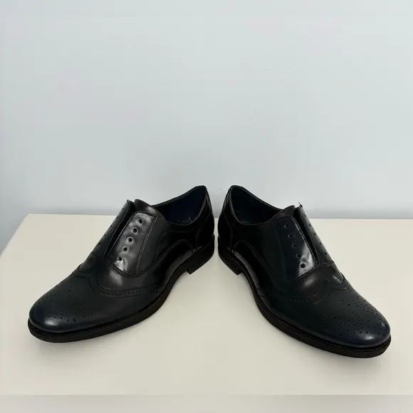 New Lasocki Executive Imperials Leather Wingtip Saddle Oxford Shoes Mens S: 11