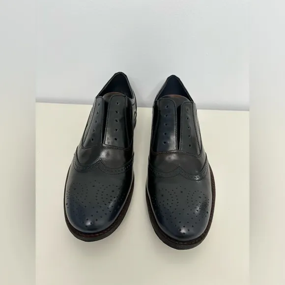New Lasocki Executive Imperials Leather Wingtip Saddle Oxford Shoes Mens S: 11