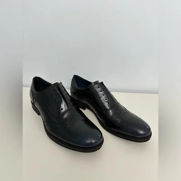 New Lasocki Executive Imperials Leather Wingtip Saddle Oxford Shoes Mens S: 11
