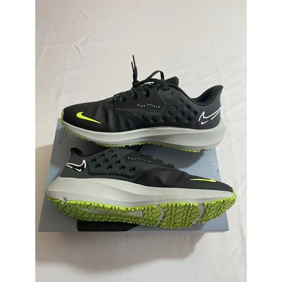 New Mens Size 10 - Nike Air Zoom Pegasus 39 Shield Black Dark Grey DO7625 002