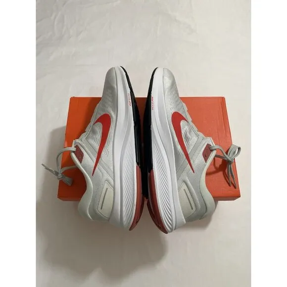 New Mens Size 14 White Red Nike Air Zoom Structure 24 Running Shoes DA8535 010
