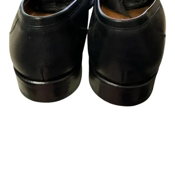 New Mezlan 2135 Men's Black Leather Slip-on Loafers Dress Shoes 9  9W