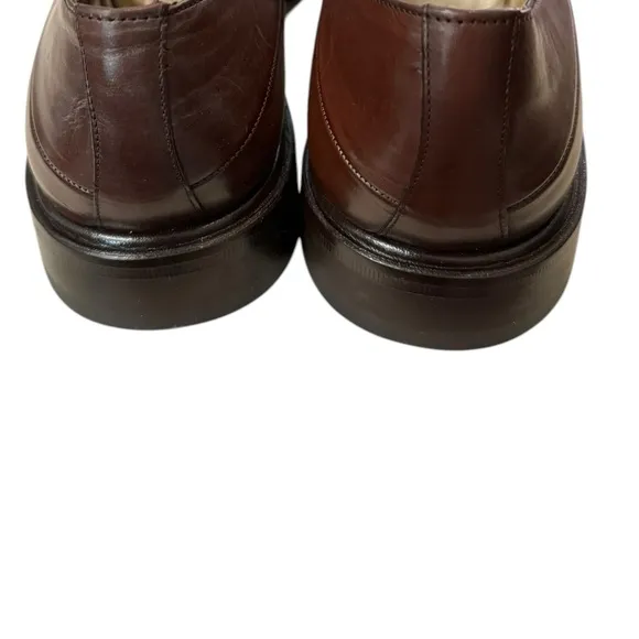 New Mezlan Piazza Drk Brown Men's Leather Lace-up Oxford Dress Shoes 11.5  11.5M
