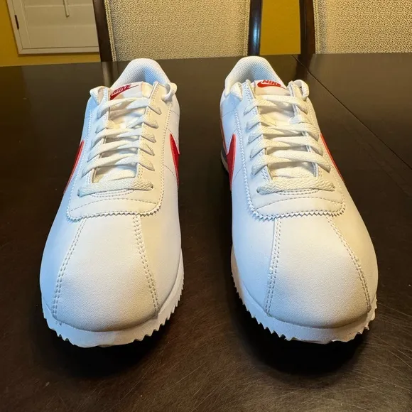 New Nike Cortez Forest Gump White Red Sneaker Shoes Size US 11.5 W / 10 M