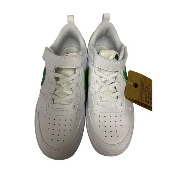 NEW! Nike Court Borough Low Recraft White Green Sneakers Shoes Size 5Y 5 Youth