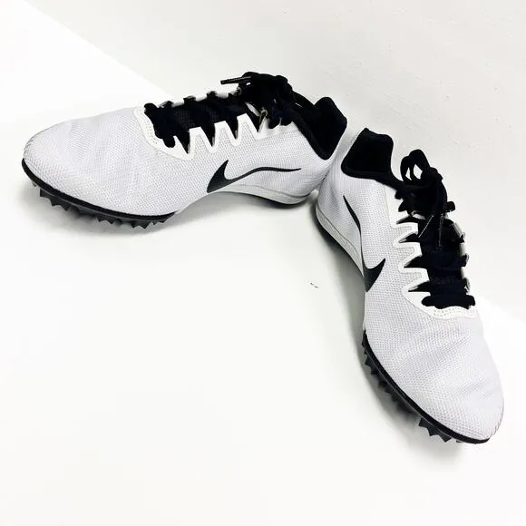 NEW Nike Zoom Rival M9 White Track Spikes Unisex Shoes Mens Womens Size 10.5