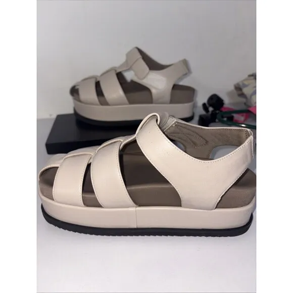 New Roam Leather Platform Sandals Ladies 6