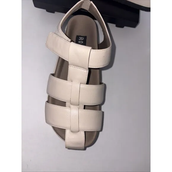 New Roam Leather Platform Sandals Ladies 6