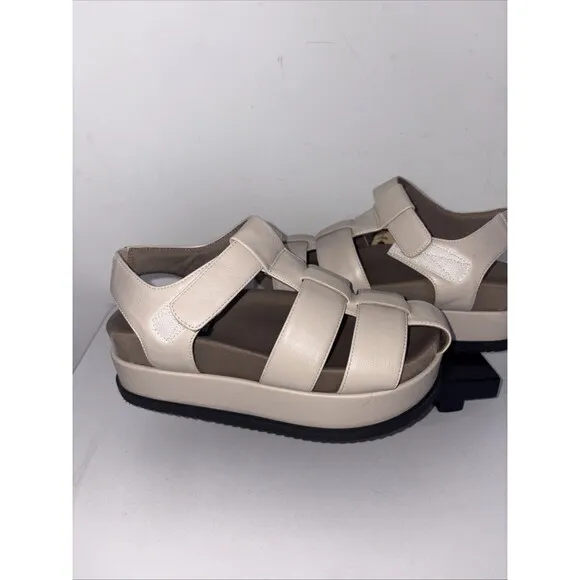 New Roam Leather Platform Sandals Ladies 6