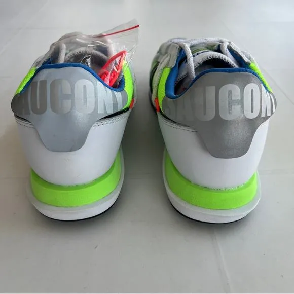 New SAUCONY Jazz DST Running Shoes MEN’S SIZE 10 (W 11.5) White Blue S70528-4