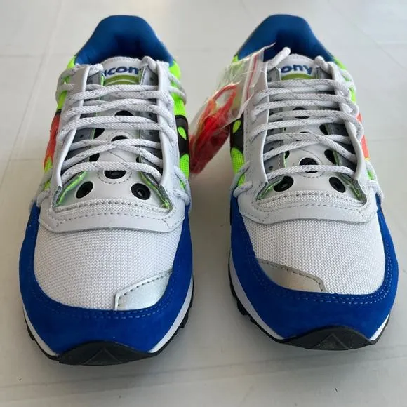 New SAUCONY Jazz DST Running Shoes MEN’S SIZE 10 (W 11.5) White Blue S70528-4