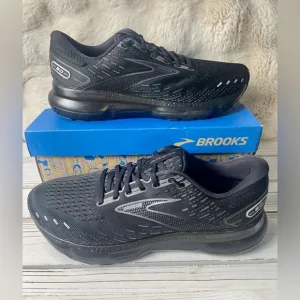 NEW Size 12 BROOKS Glycerin 20 Triple Black Women's Running Shoes