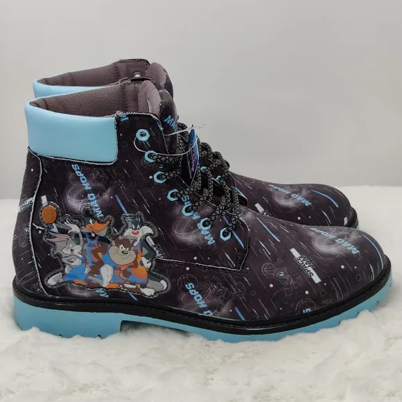New Space Jam Warner Brothers boots sz 10