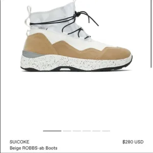 New  Suicoke Beige Robbs-ab Boots size 8