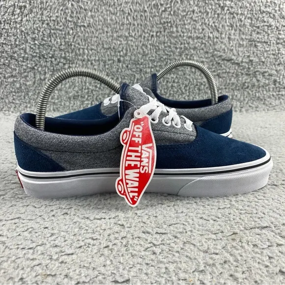 NEW Vans Shoes Era Suede Suiting Dress‎ Blues Womens 8.5 Sneakers Unisex Laces