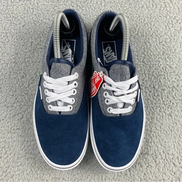 NEW Vans Shoes Era Suede Suiting Dress‎ Blues Womens 8.5 Sneakers Unisex Laces