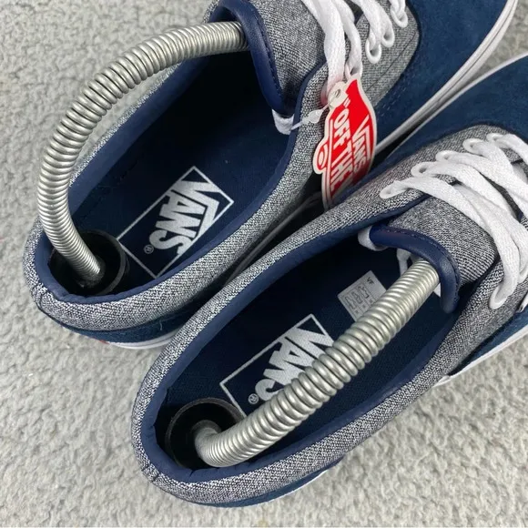 NEW Vans Shoes Era Suede Suiting Dress‎ Blues Womens 8.5 Sneakers Unisex Laces