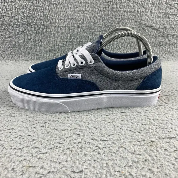 NEW Vans Shoes Era Suede Suiting Dress‎ Blues Womens 8.5 Sneakers Unisex Laces