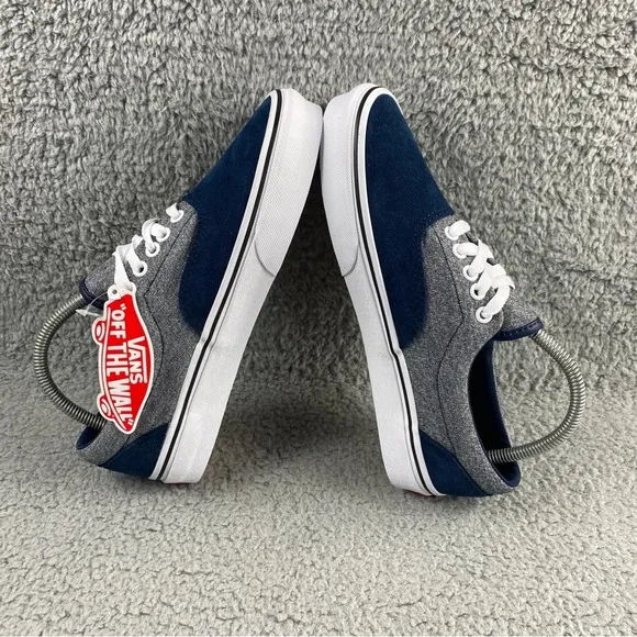 NEW Vans Shoes Era Suede Suiting Dress‎ Blues Womens 8.5 Sneakers Unisex Laces