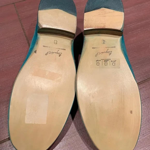 New without tags Esquivel suede loafers
