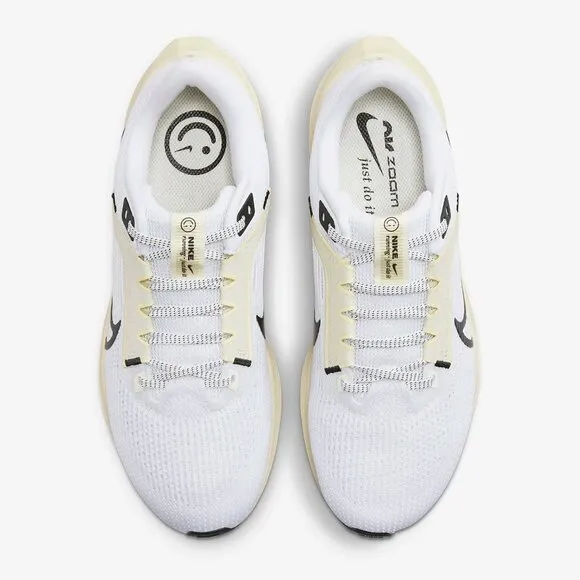 [NEW] Women's Nike Air Zoom Pegasus 40 Running Shoes White DV3854-100