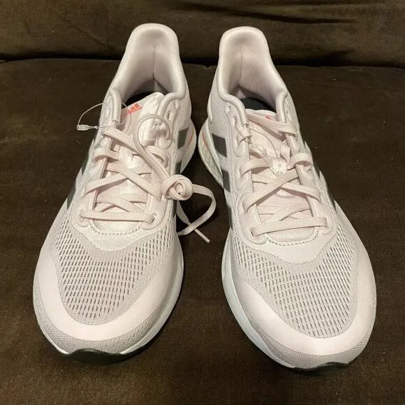 New WOMEN'S RUNNING ADIDAS SUPERNOVA W SHOES SIZE 7.5 GX2968 Pink Grey Bounce