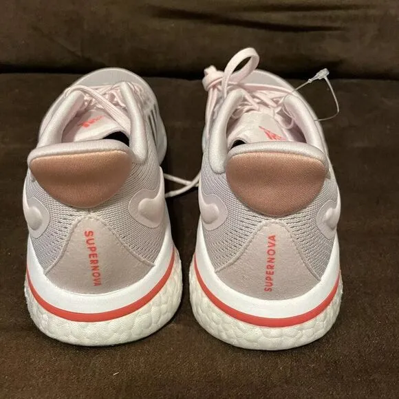 New WOMEN'S RUNNING ADIDAS SUPERNOVA W SHOES SIZE 7.5 GX2968 Pink Grey Bounce
