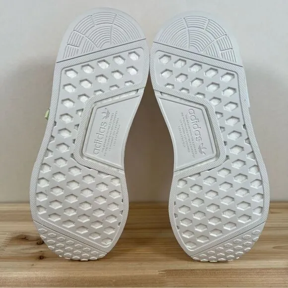 NEW Adidas NMD R1 womens running workout shoes 8 cloud white Black straps
