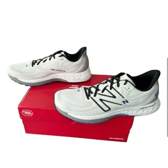 New Balance White Running Shoes Fresh Foam Unisex