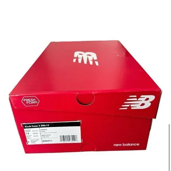 New Balance White Running Shoes Fresh Foam Unisex
